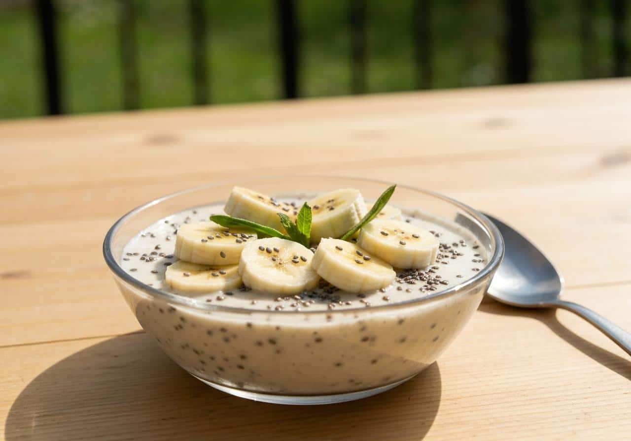 Bol de porridge d'avoine avec fruits frais et graines