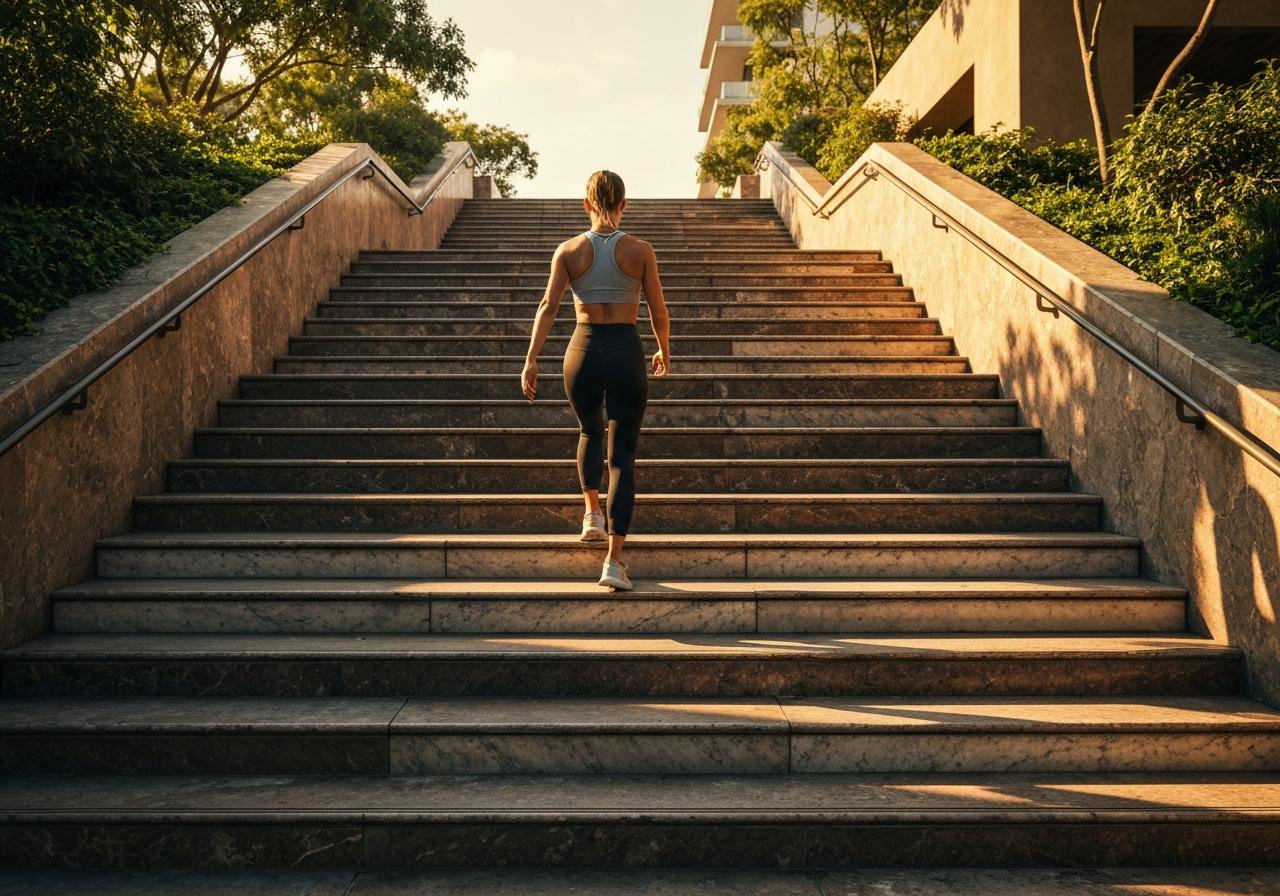 monter 100 marches par jour calories