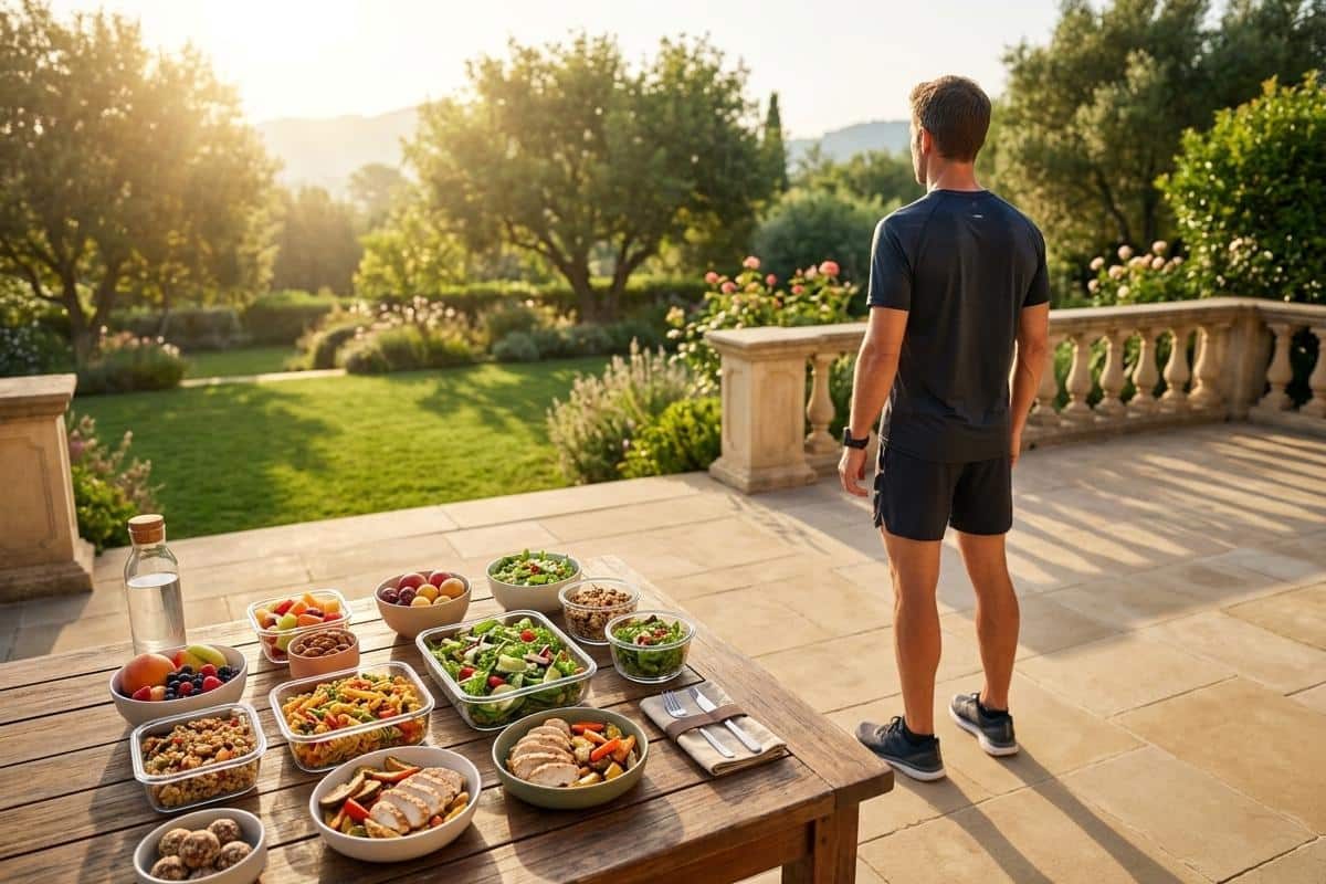 Plan nutrition semaine pour coureur débutant qui prépare sa première course