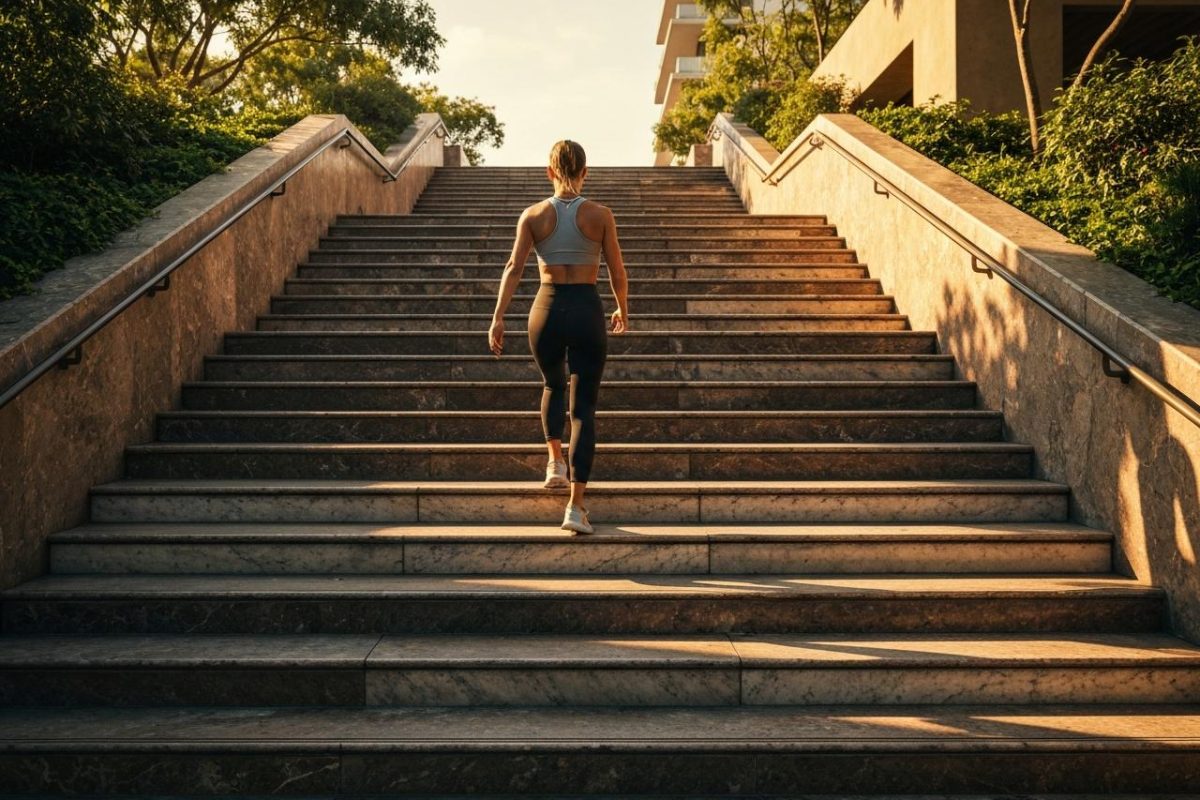 monter 100 marches par jour calories