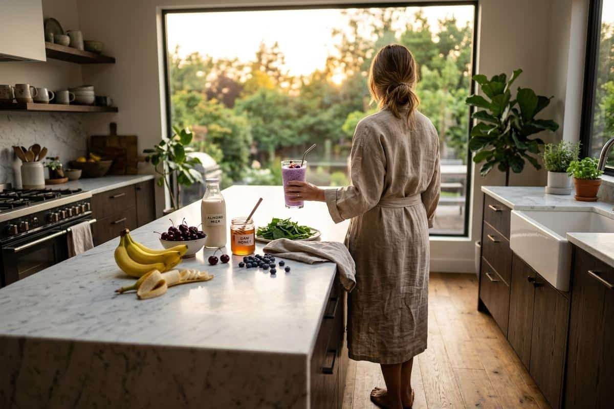 smoothie du soir : quels ingrédients privilégier pour une nuit réparatrice ?
